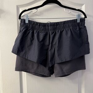 Adidas Stella McCartney Dark Gray Athletic Shorts